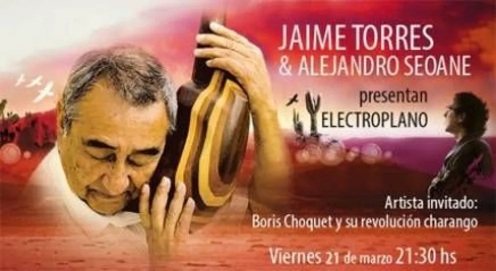 El folclorista Jaime Torres llega a La Baita con "Electroplano"