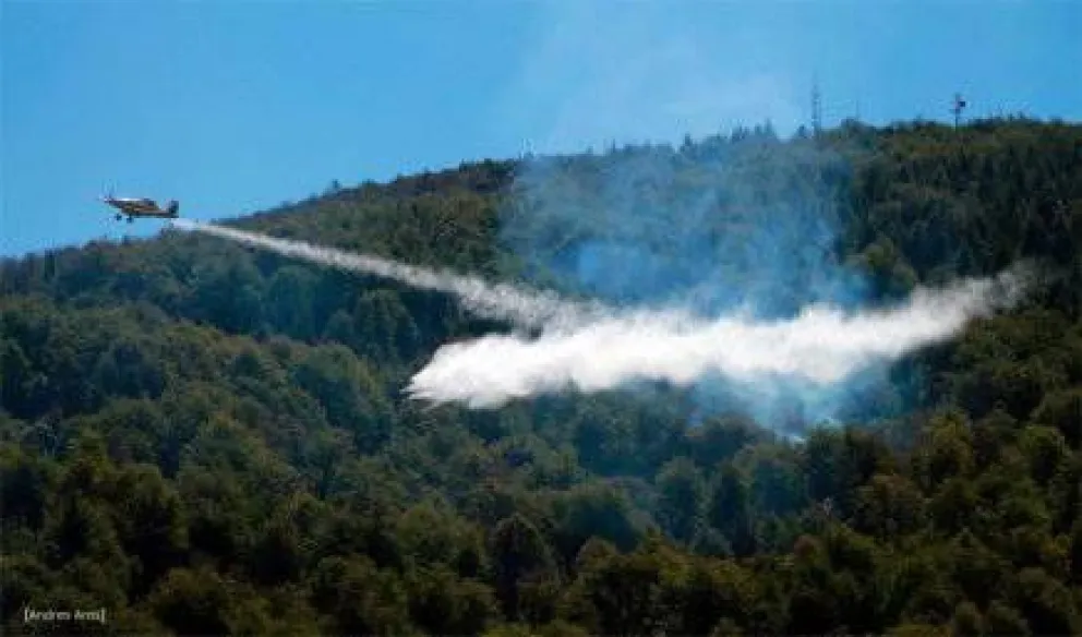 Nueve incendios forestales en un día