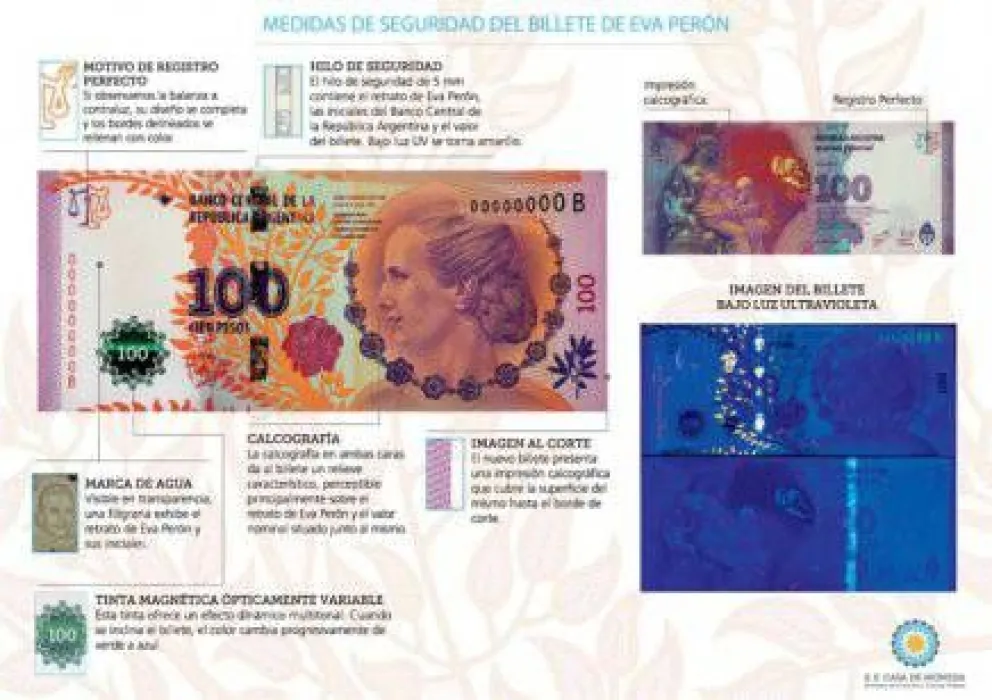 Dan a conocer medidas de seguridad para reconocer billetes auténticos