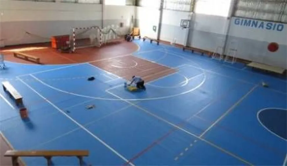 Realizan mejoras en los gimnasios municipales