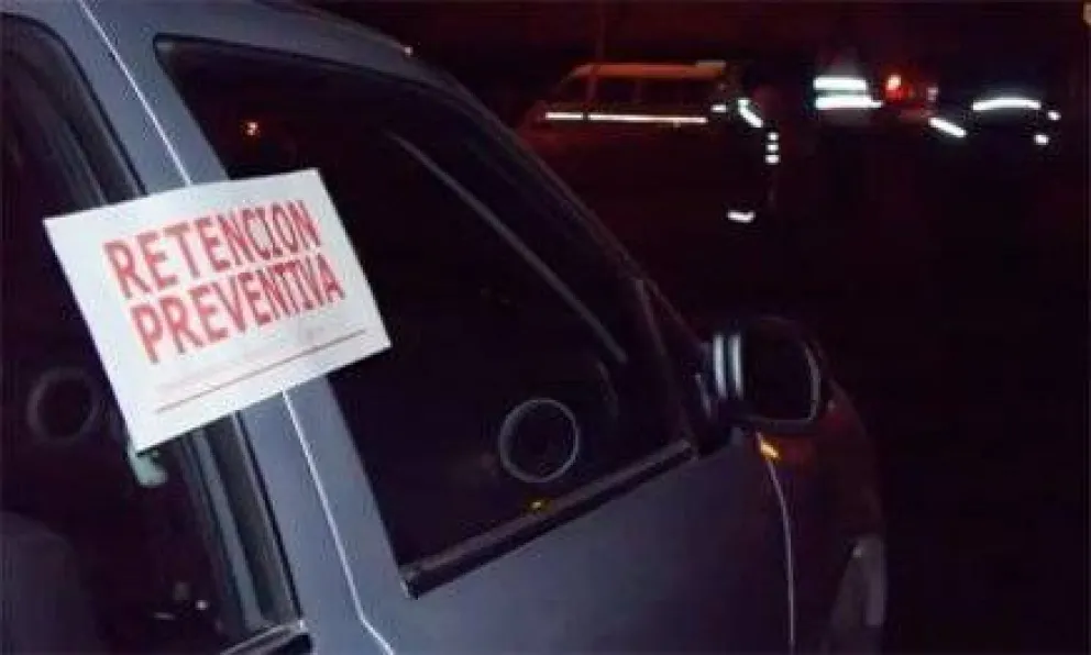 Secuestros y multas en control en ruta Juan Herman