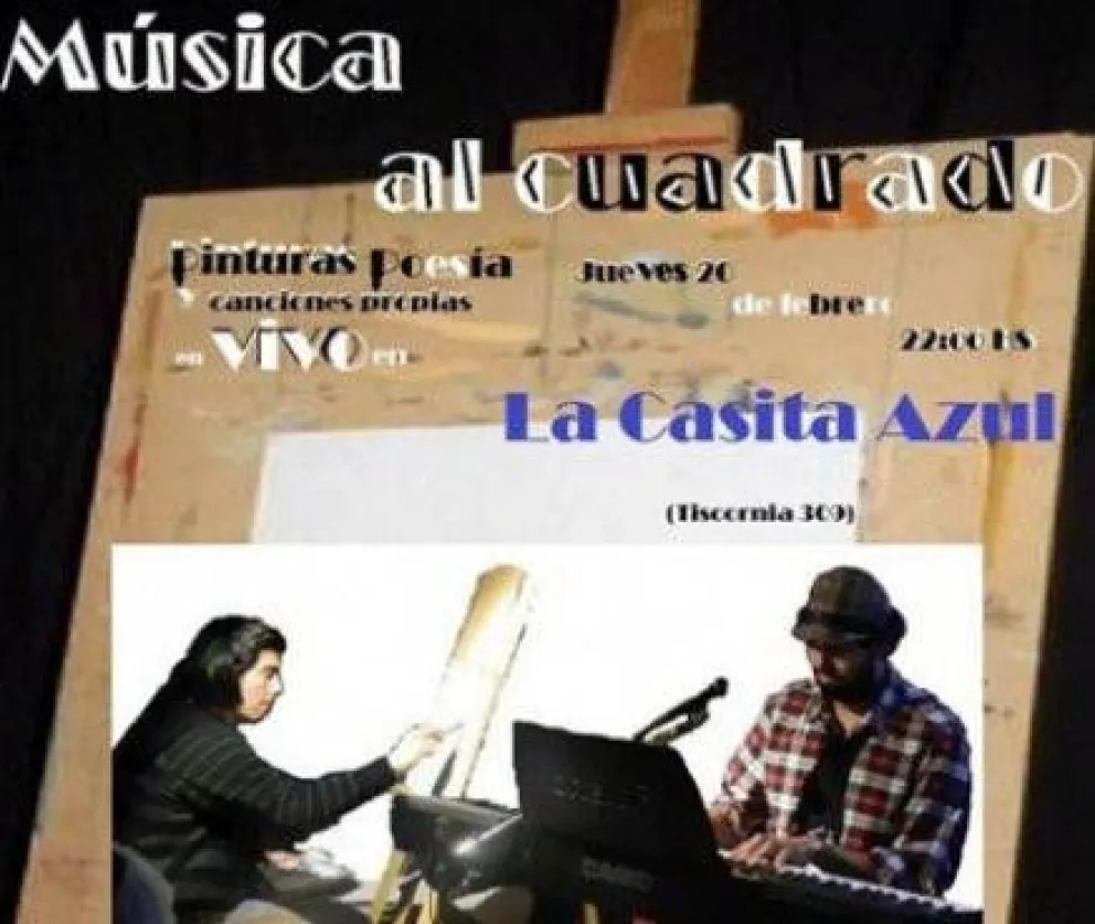 Hoy música "al cuadrado" en la Casita Azul