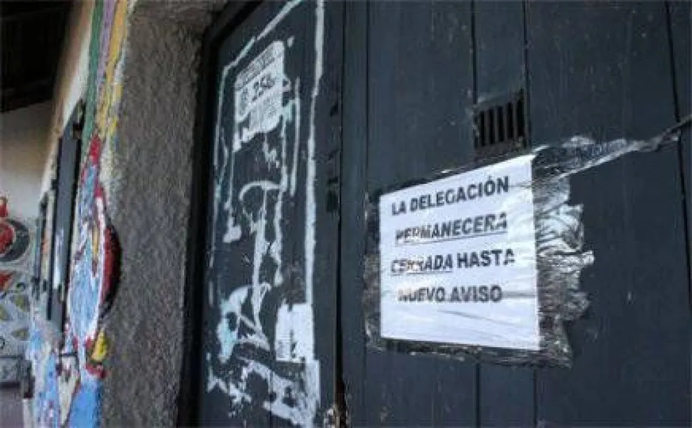 La delegación de Desarrollo Social cerró sus puertas