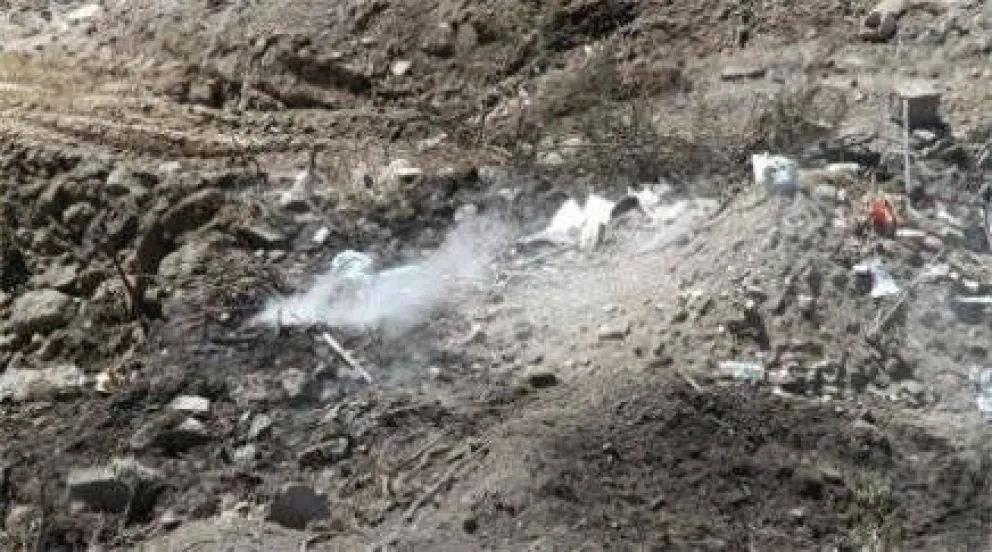 Nuevo foco de incendio en la cantera municipal