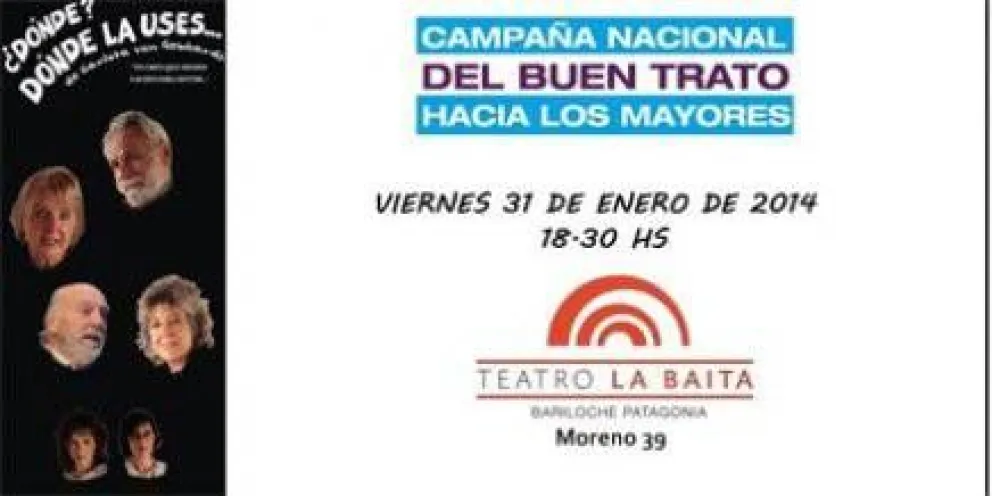 Difunden el buen trato a los mayores con una obra de teatro