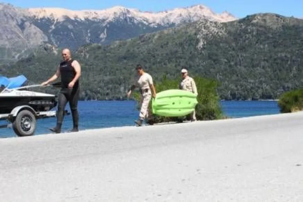 Kayakista murió ahogado en el lago Gutiérrez