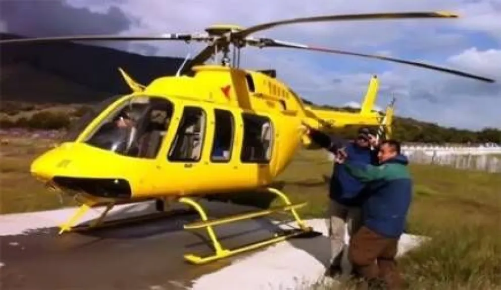 Incorporan un helicóptero para encontrar a Laureano