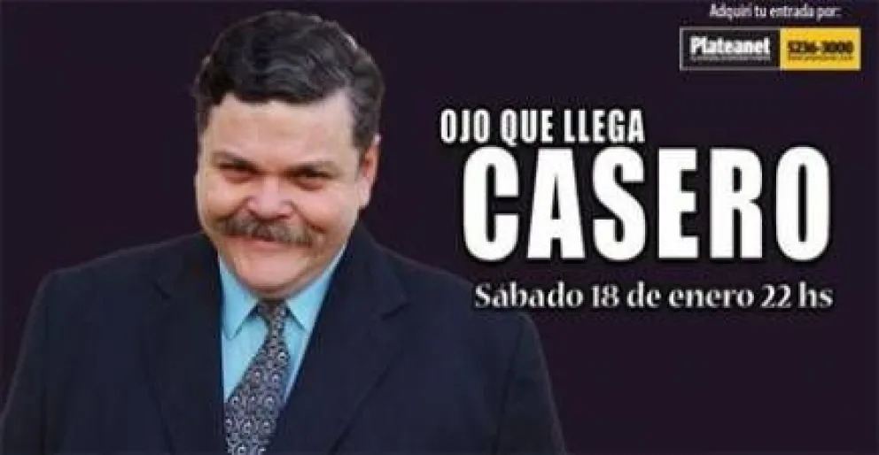 Alfredo Casero vuelve a Bariloche