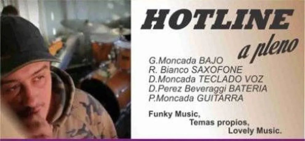 Proponen una noche de funk con la "Hot Line"