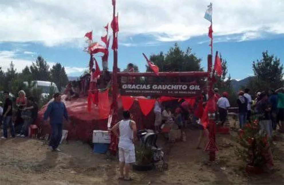 La procesión de seguidores del Gauchito Gil en fotos