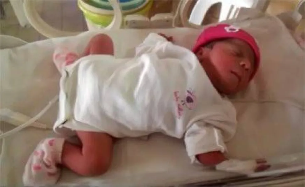 Emma es la primera barilochense del 2014