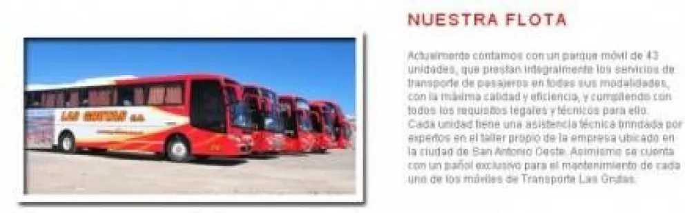 Transporte Las Grutas prestará el servicio que dejó el Tren