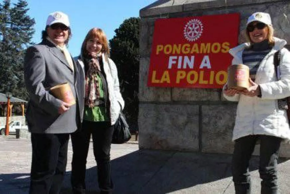 El Rotary aporta su granito de arena para ayudar a erradicar la polio 