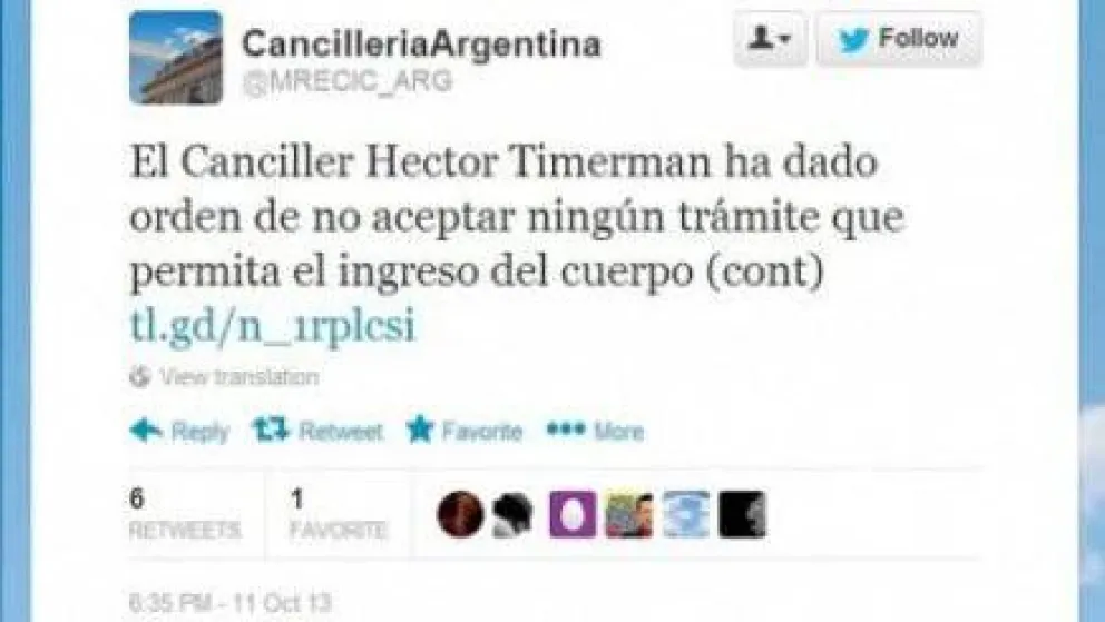 Cancillería no permite el ingreso del cuerpo del criminal nazi Erich Priebke a la Argentina