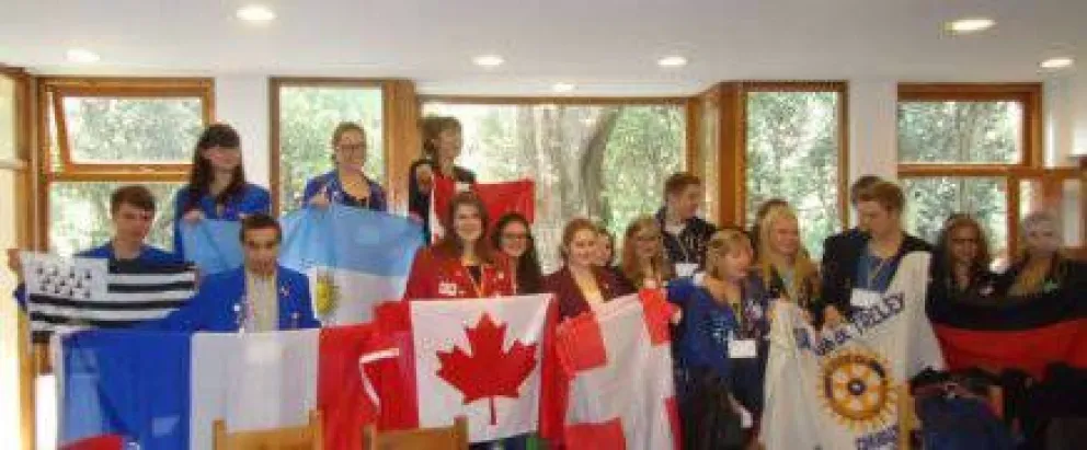 Jóvenes visitaron Bariloche por el intercambio rotario 
