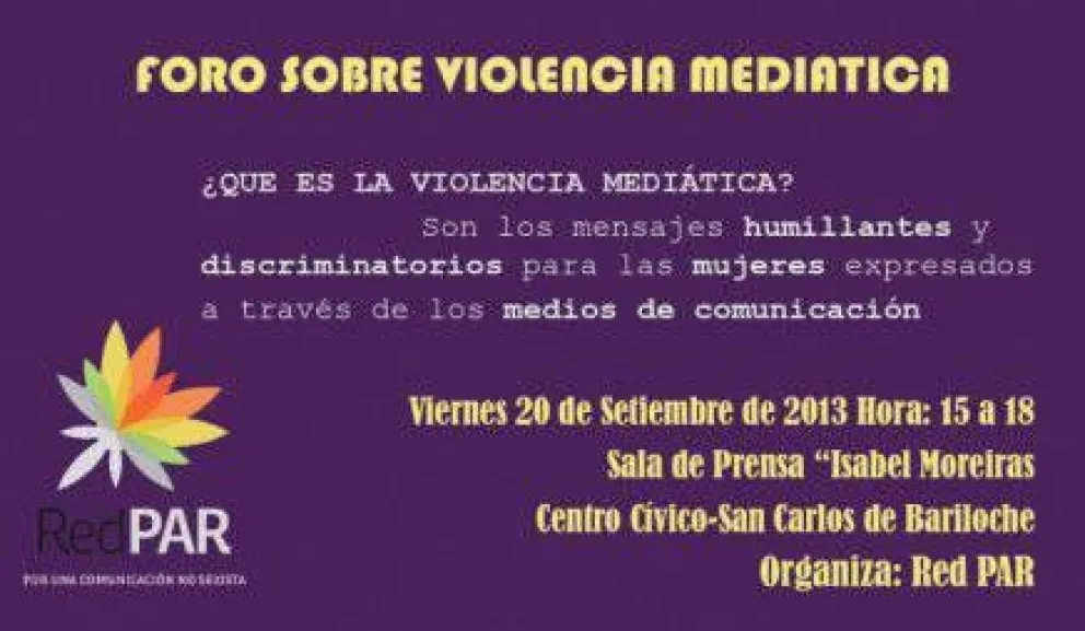 Foro sobre violencia mediática 