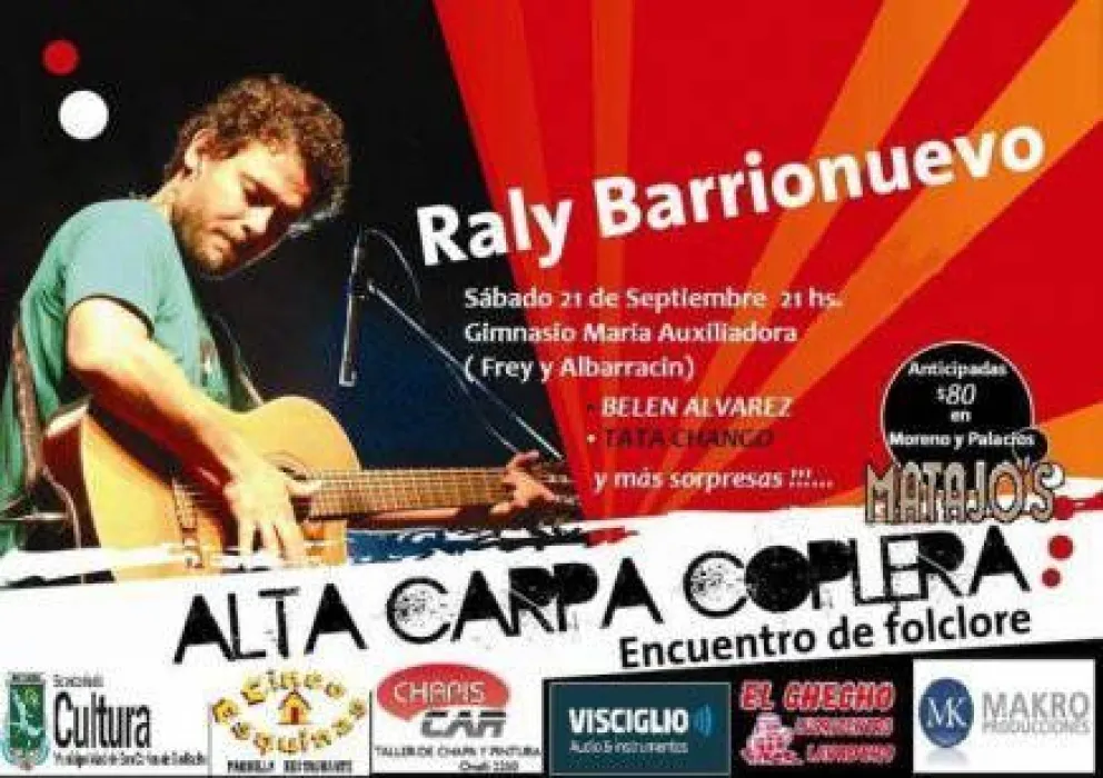 Raly Barrionuevo, en Bariloche