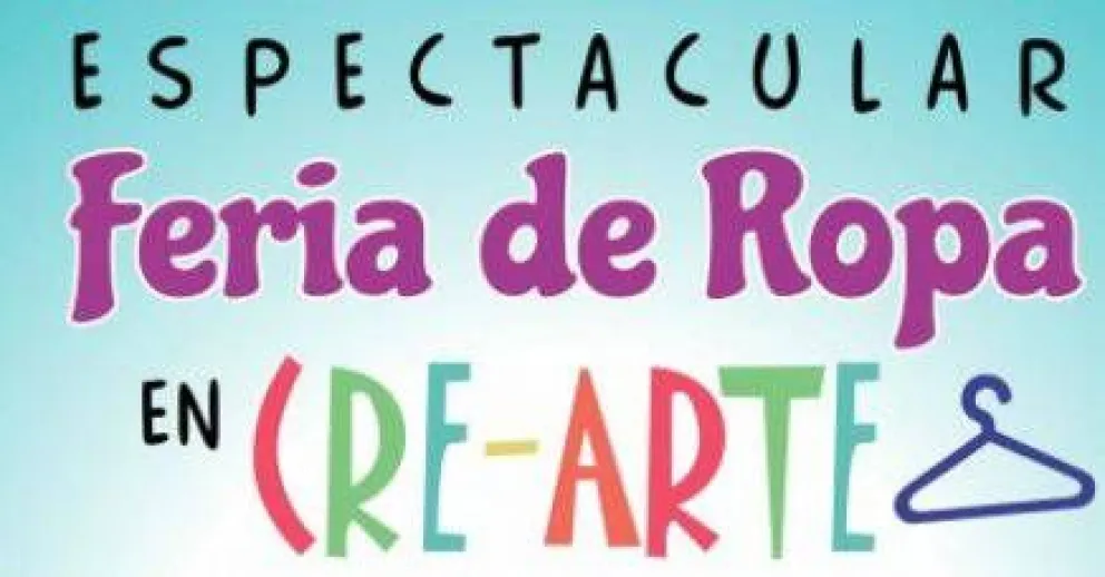 Venta de plantines y feria de ropa