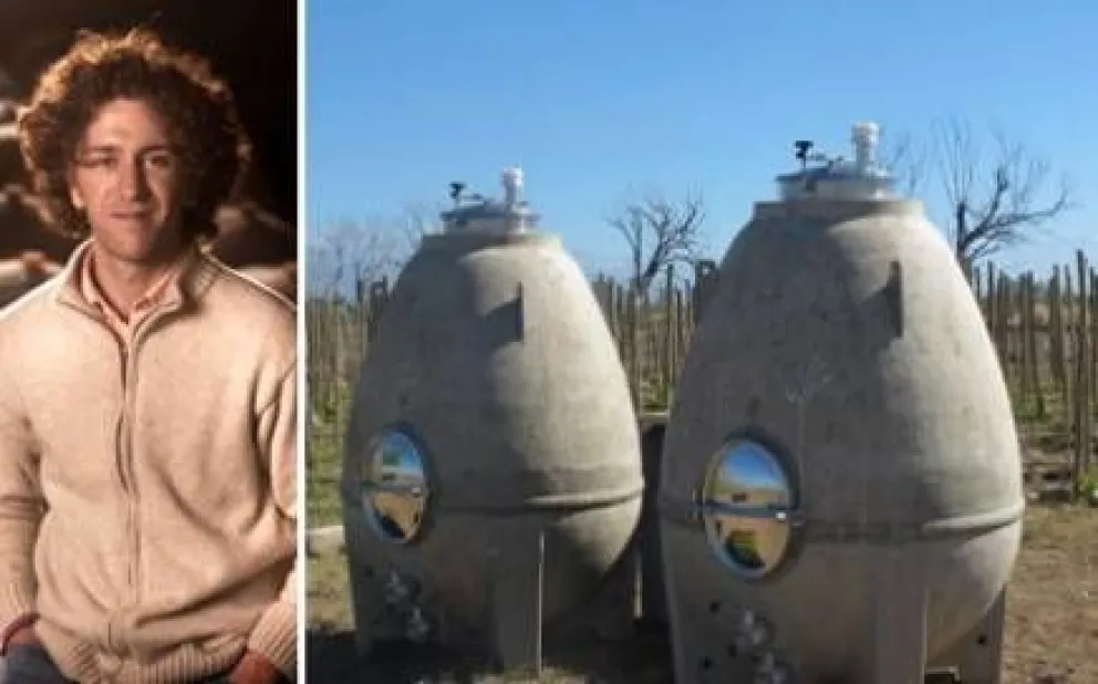 Juan Pablo Michelini: creando vinos en huevos de cemento