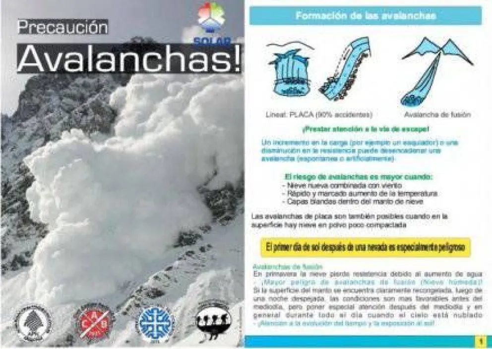 Ante posibles desprendimientos, piden evitar el tránsito en la montaña 