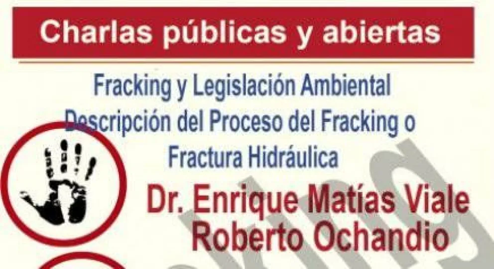 Charla sobre fracking y legislación ambiental