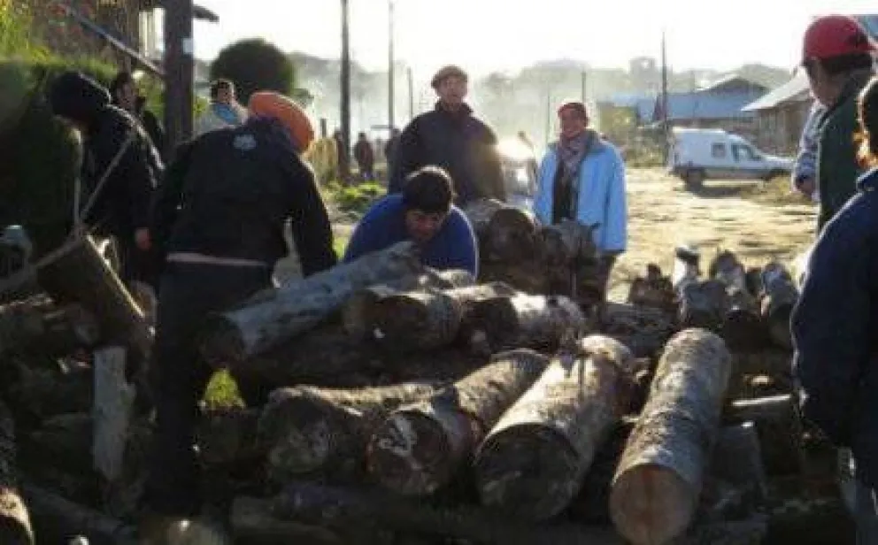 Finalizó entrega de leña del Plan Calor 