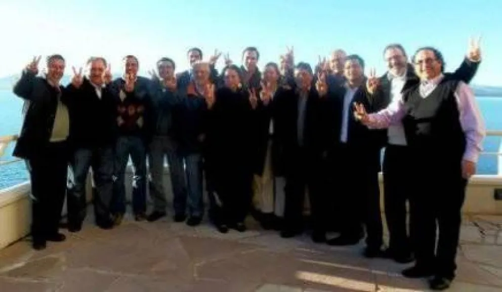 Liga de Intendentes Justicialista, con Martini