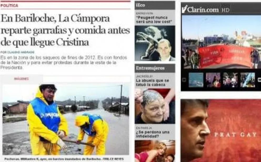 La vergonzante interpretación de Clarín sobre la militancia en Bariloche