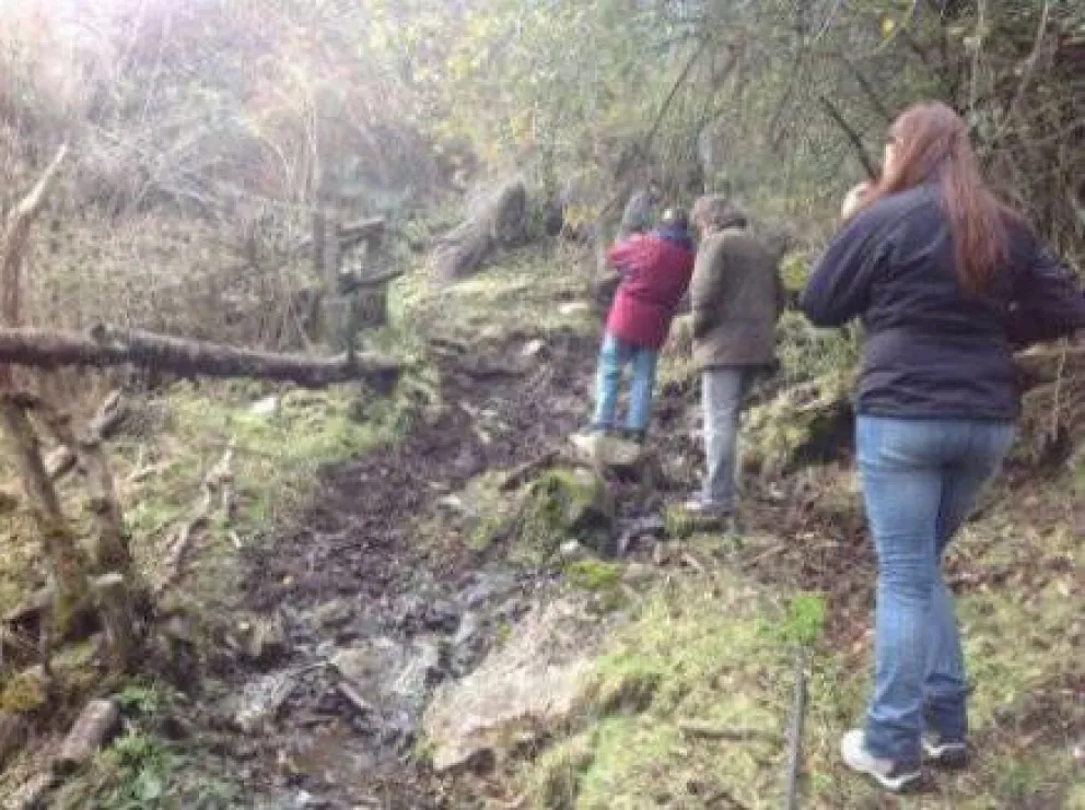 Juez llegó en helicóptero de Hidden Lake a la inspección del tercer "camino"