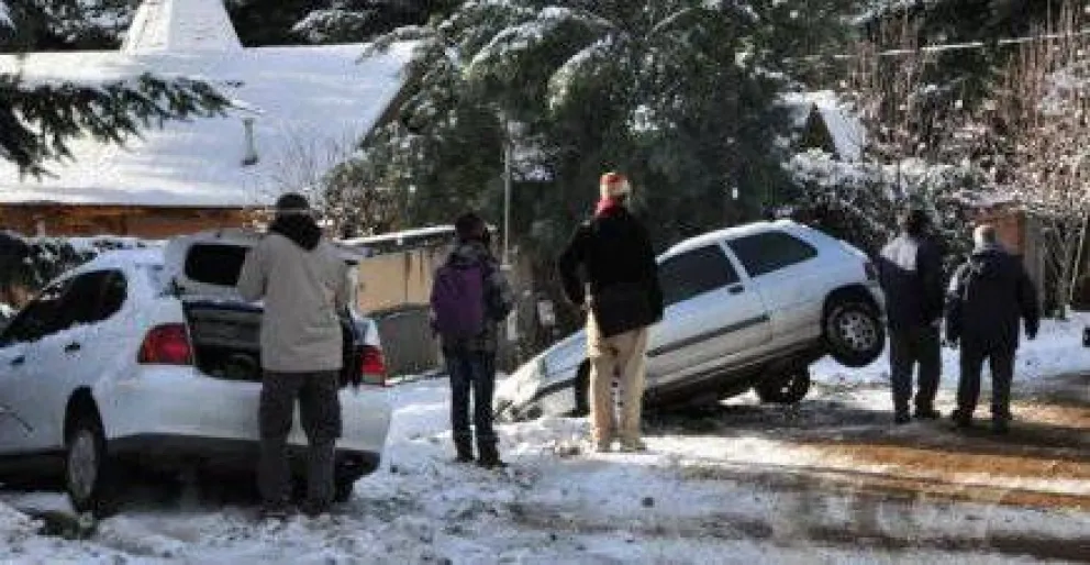 Complicaciones con el tránsito por la nevada