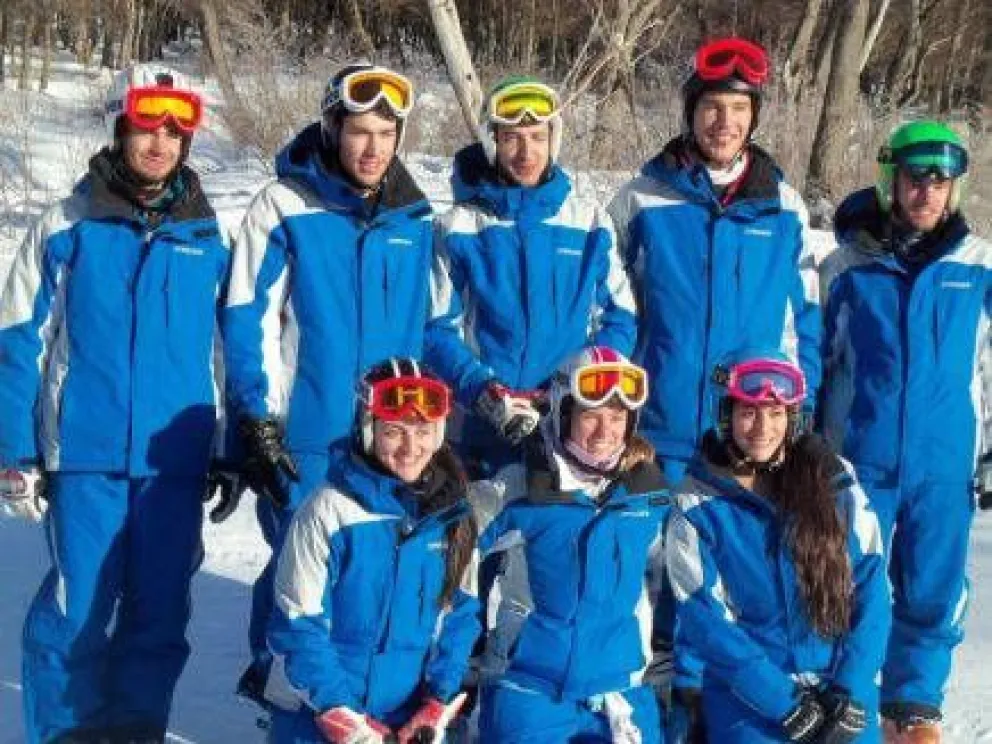 El equipo argentino de esquí entrena en Bariloche 