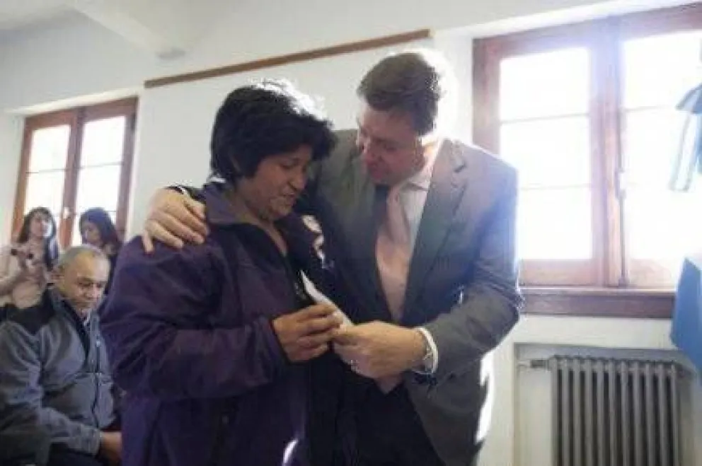 Entrega de aportes en Bariloche