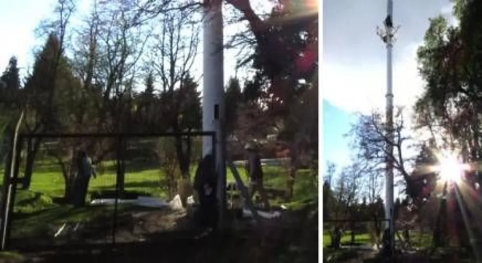 Ya desarman la antena de telefonía