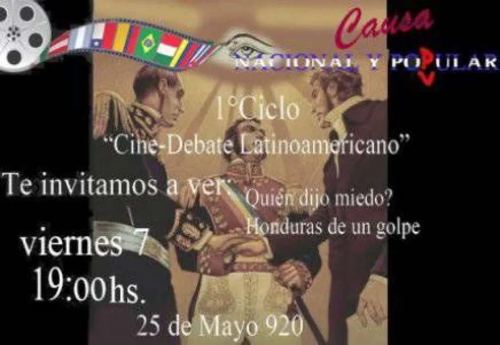 Proyectarán película sobre el golpe de Estado en Honduras 