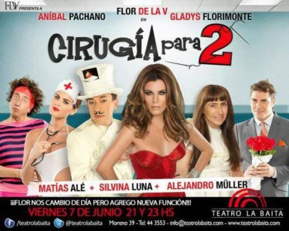 Llega a Bariloche "Cirugía para 2" 