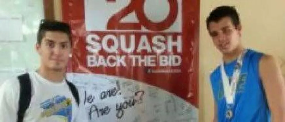 Buena actuación de los pibes del squash 