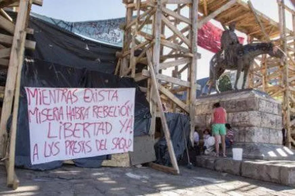 Integrante de Cooperativa 1 de Mayo en huelga de hambre
