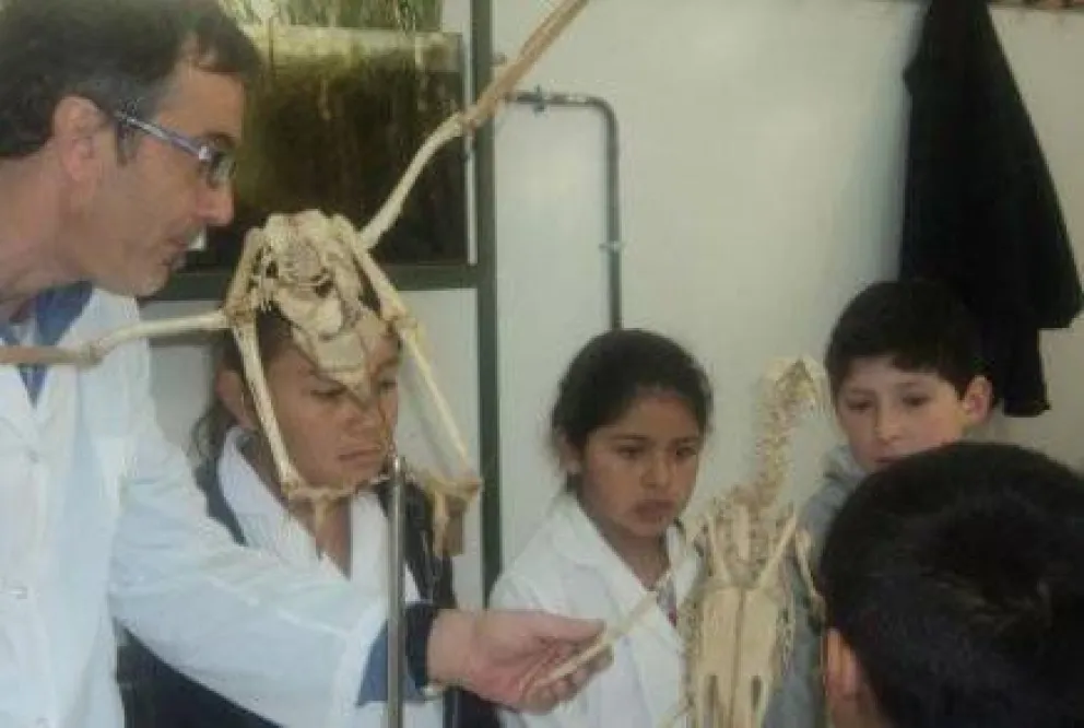 Alumnos de la escuela de El Pilar visitaron el CRUB