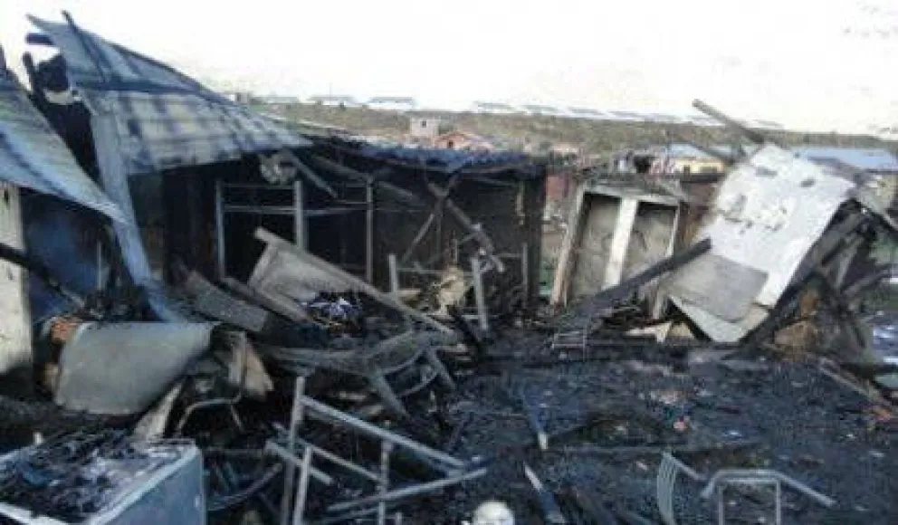 Habría sido intencional el incendio de la casa en Nahuel Hue