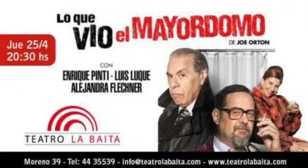 Llega "Lo que vio el mayordomo" 