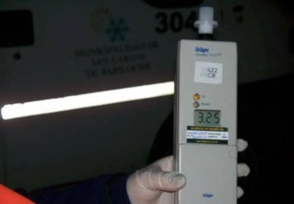 Más de 30 controles de alcoholemia dieron positivo 