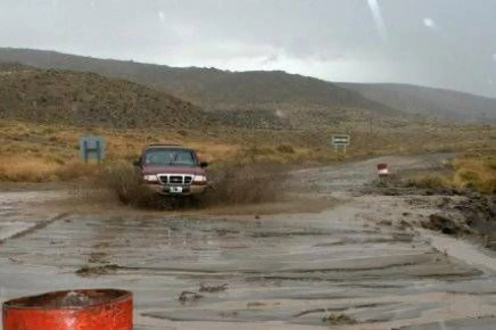 Tormenta volvió a cortar la ruta 23