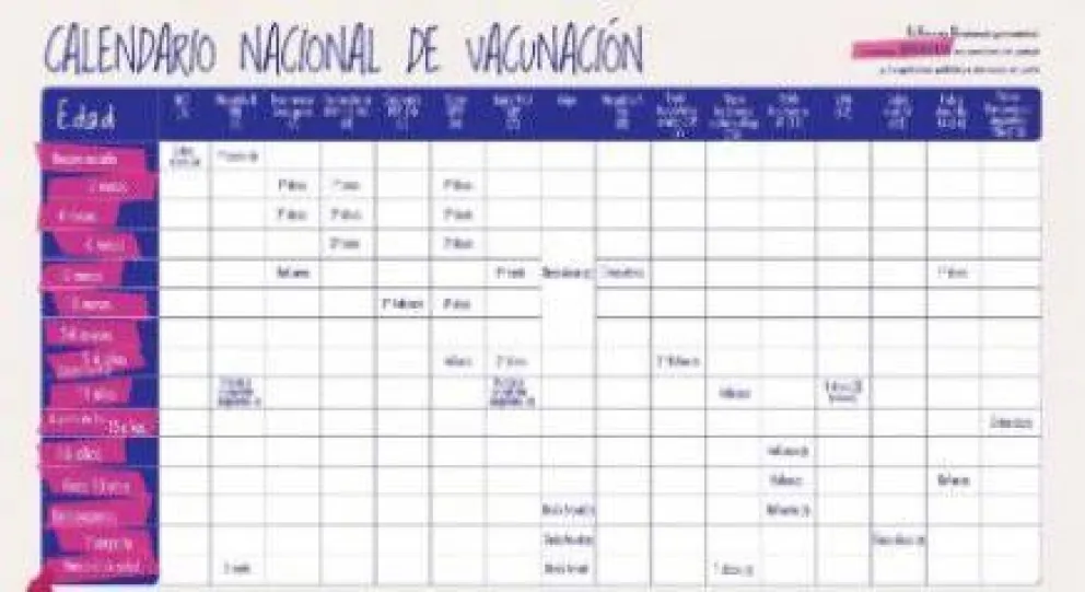 Alta cobertura de vacunación de la población infantil en Río Negro