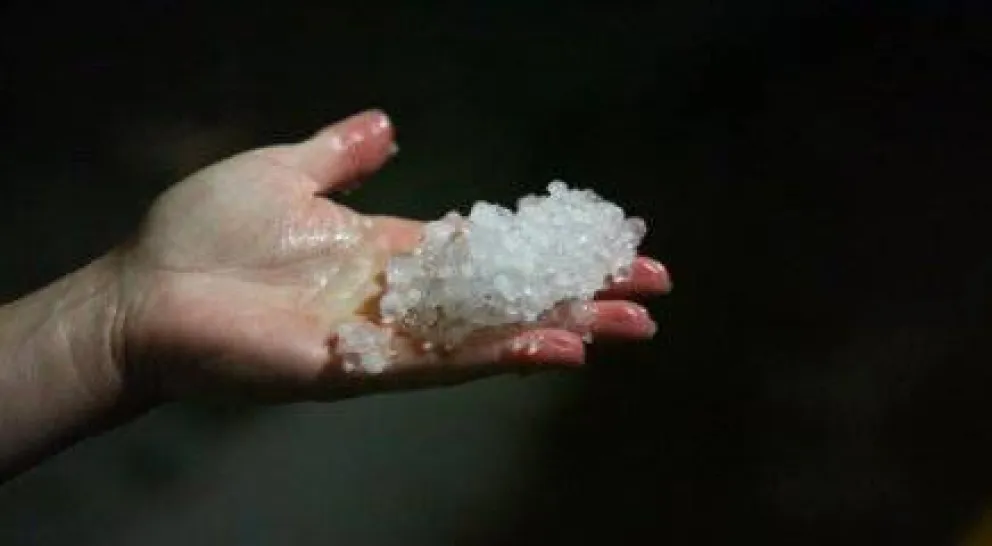 Granizo en Bariloche