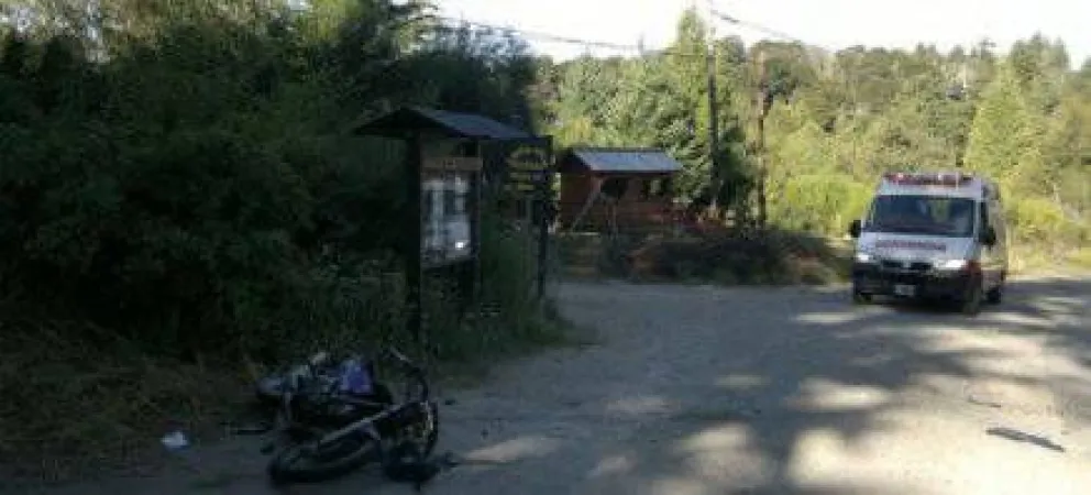 Motociclista gravemente herido en fuerte choque  