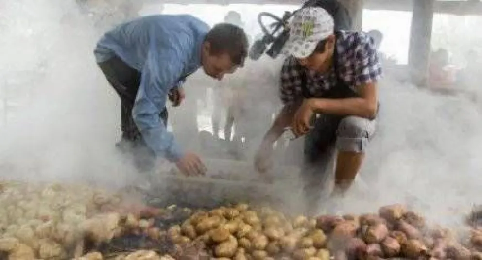 El curanto estuvo de fiesta 