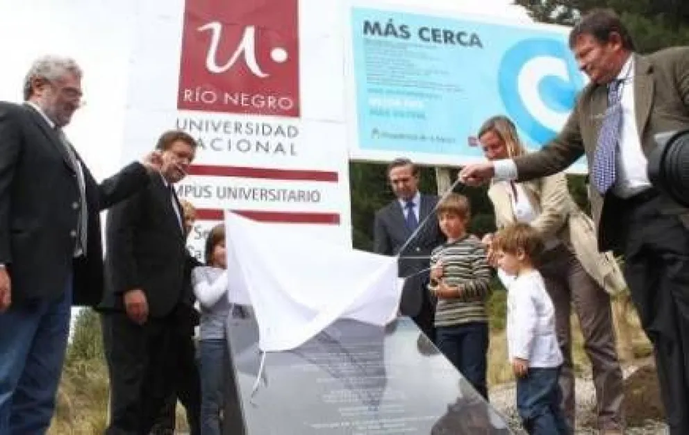 La obra del campus de la UNRN ya está en marcha