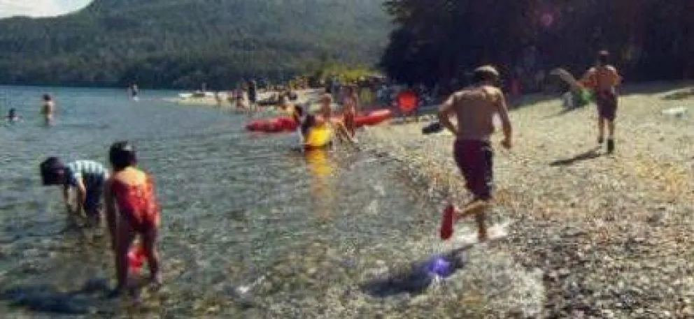 El verano se vive a pleno en Bariloche 