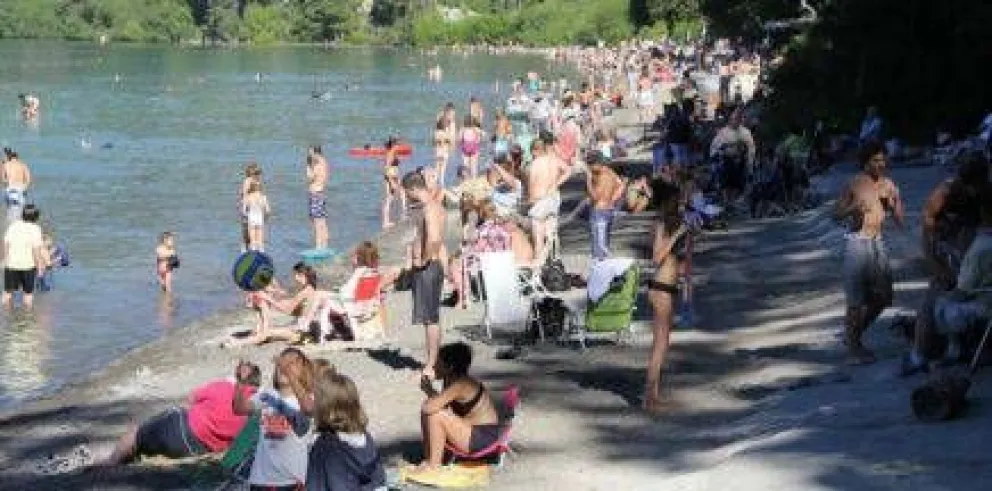 Verano a pleno en La Angostura