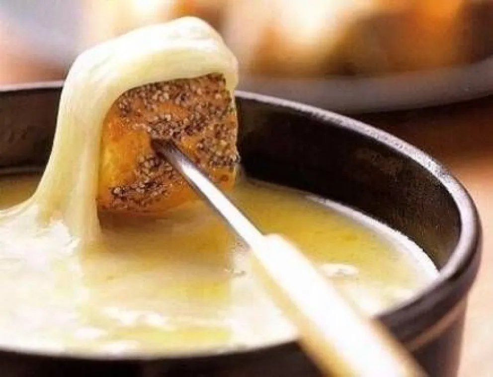 La fondue de queso